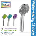 portable face clean sun flower chrome plating shower head